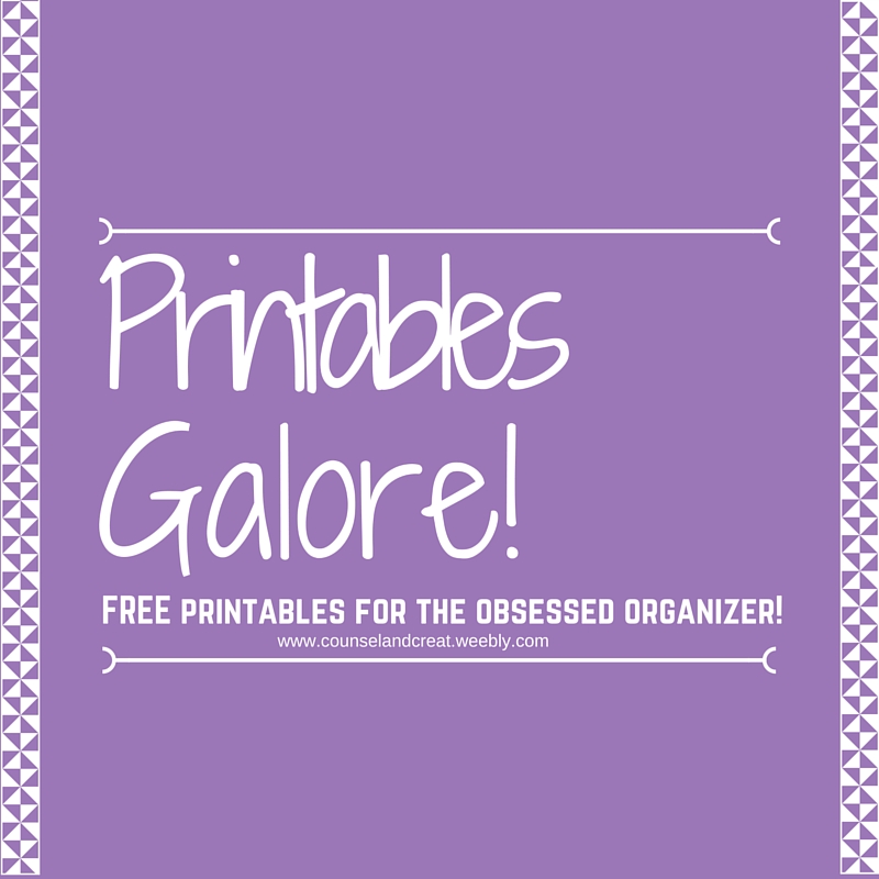 Printables Galore-Counsel&Create